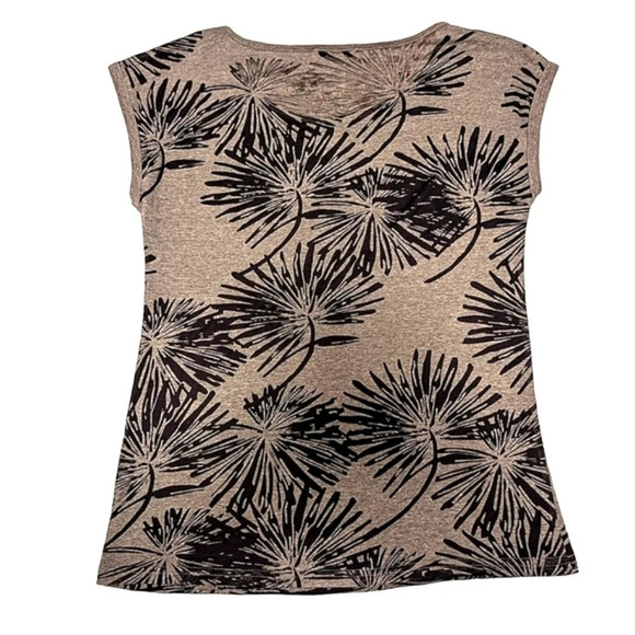 Yidarton Womens T-Shirt Size M Gray Short Sleeve Shirt Casual - Picture 2 of 4